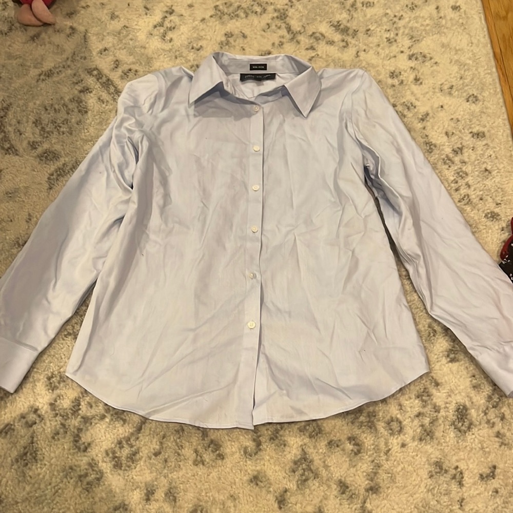 Jones New York blue button down